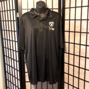 Men’s XL Official Team Headquarters Las Vegas Raiders Black Golf ⛳️ Shirt